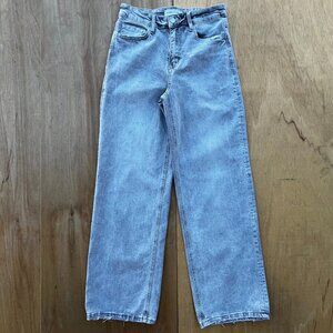 FLYING MONKEY WIDE LEG SLOUCH JEANS WOMEN’S sz 28 Stone Wash High Rise Stretch